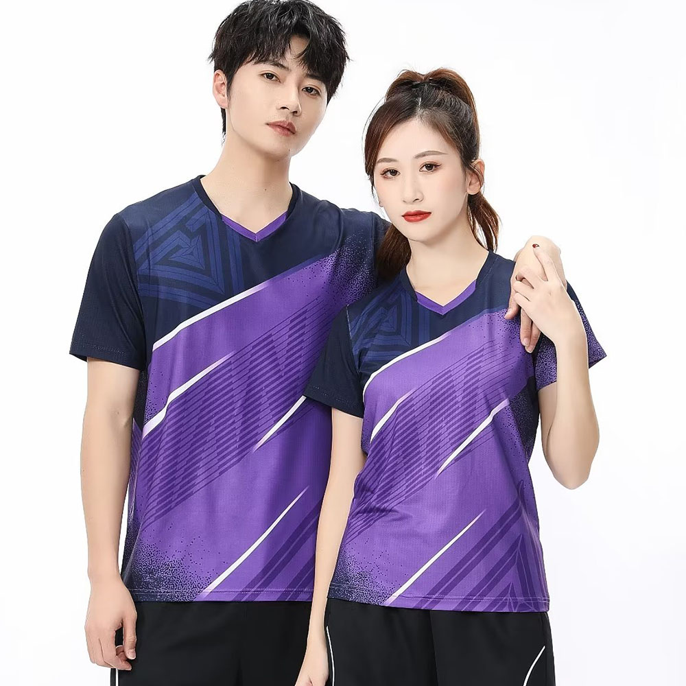 Badminton Emoji - Tops esportivos de manga curta masculino