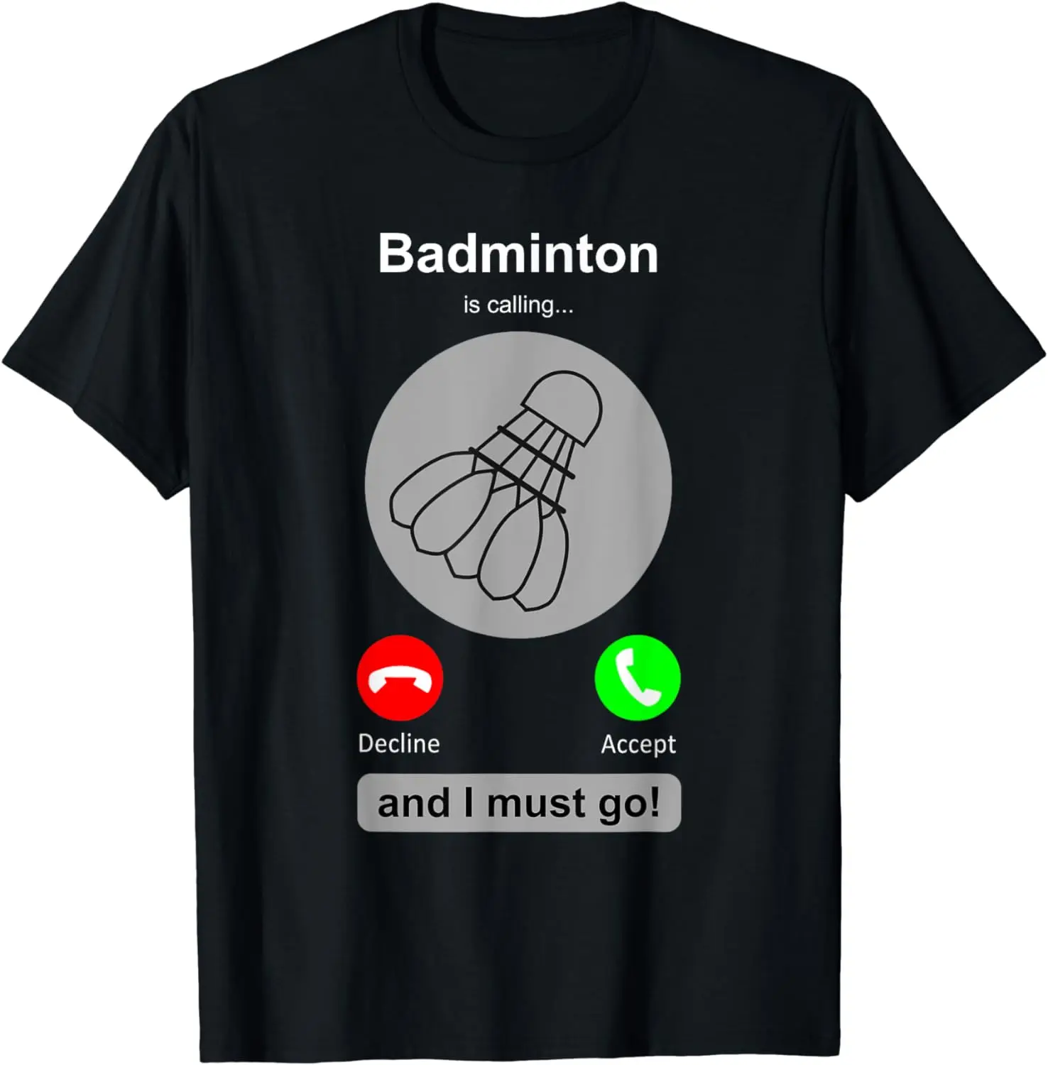Badminton Quotes Short - Engraçado camisa de badminton badminton chamando