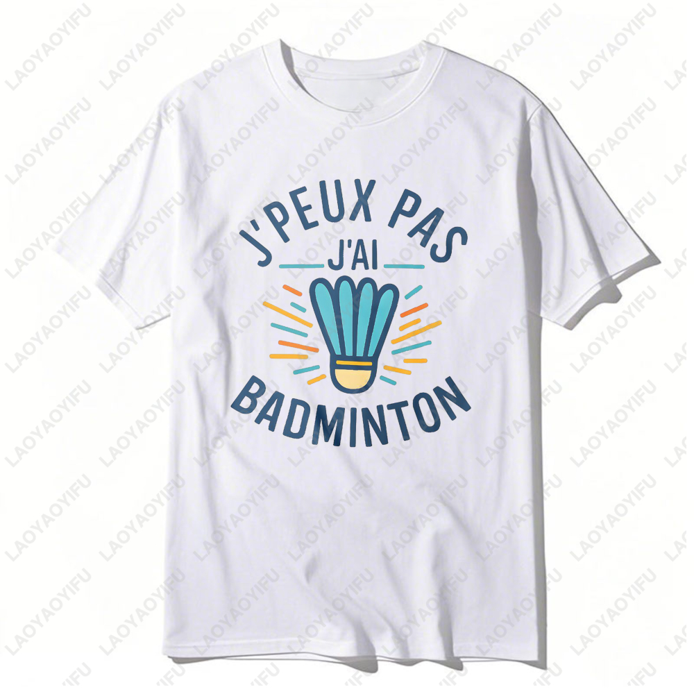 Camiseta feminina com design g - Badminton Quotes Short avaliação e preço