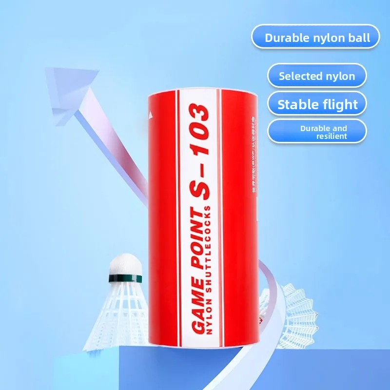 1 tubo com 3 bolas de badminto - Badminton Shuttlecock avaliação e preço