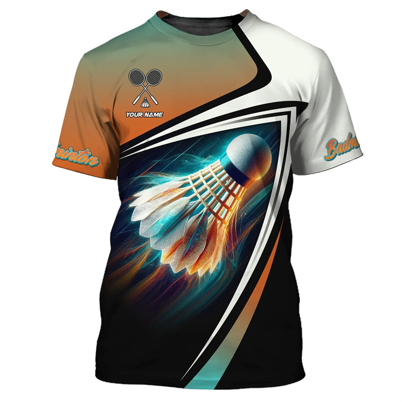 Camiseta esportiva de badminto - Badminton Emoji avaliação e preço